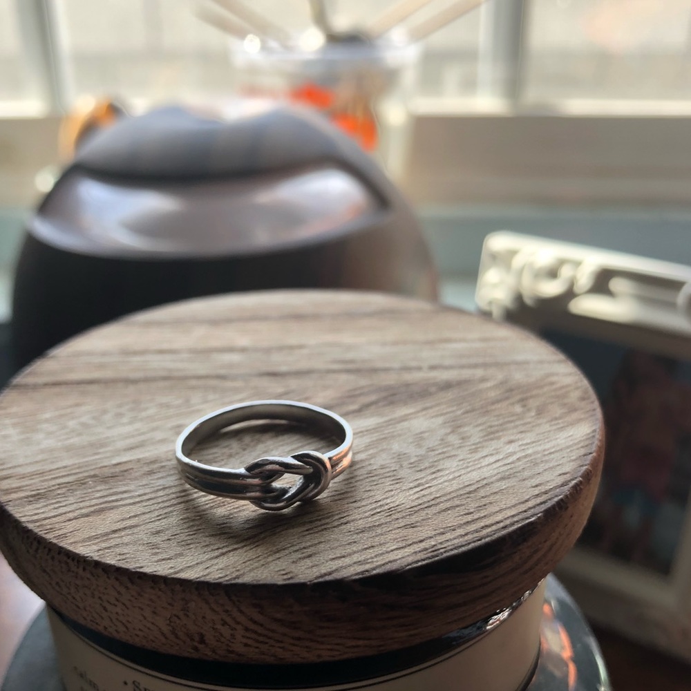 Sterling Silver Double Knot Ring